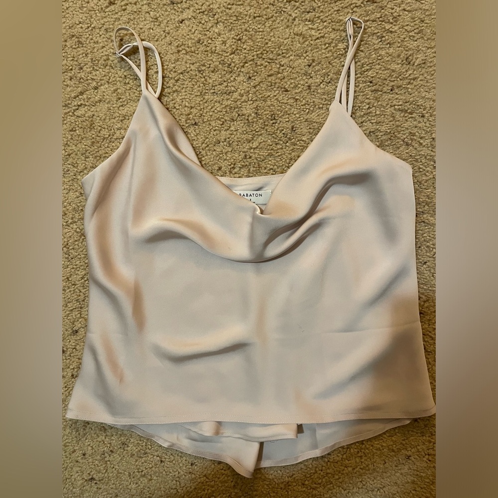 Aritzia Silk Cowl Neck Blouse